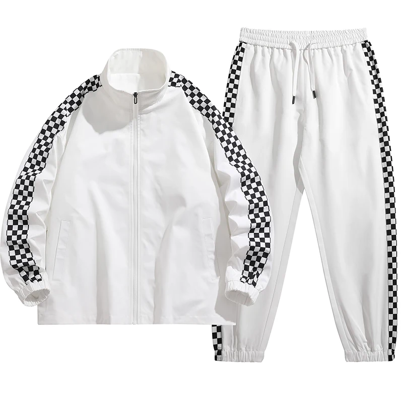 

Весна-Осень 2022, топ с воротником-стойкой, трендовый свободный Универсальный спортивный костюм, куртка, Мужская куртка