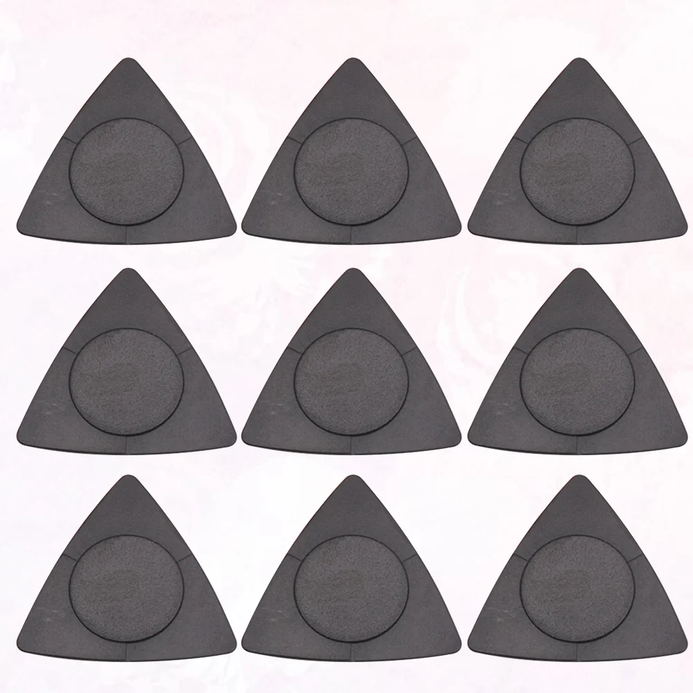 

20pcs Triangle Guitar Picks Thumb Finger Picks for Folk Acoustic Guitar Bass Ukulele Banjo ( Black )