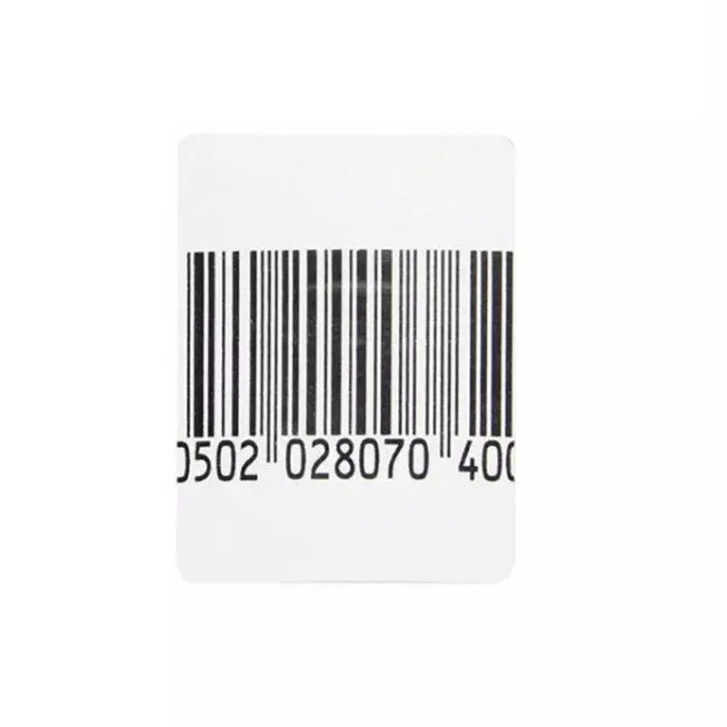 30*40mm RF Sticker Barcode Anti Theft EAS 8.2mhz Retail Security Label Clothing Security Sticker Label Magnetic Security Label
