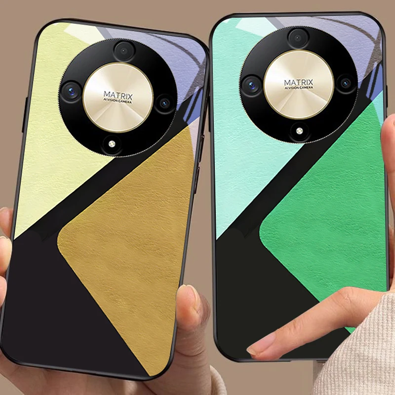 Сращивание цветных блоков для Honor Magic 6 50 70 90 Lite X7b 200 Pro nova 10 Nova 5T X6 P30 Pura Ультра чехол