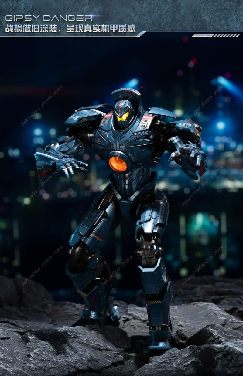 Фото В наличии: Фигурка GONG Pacific Rim Gipsy Danger, 25 см (10 дюймов), из сплава, изысканная модель меха, коллекционная игрушка, подарок. №3