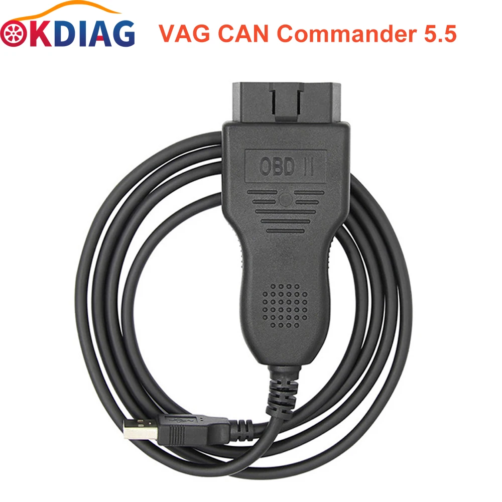 VAG CAN Commander 5.5+Pin Reader 3.9 Beta OBD2 for Audi for V W Volkswagen inspection line Diagnostic Tool VAG Diagnostic Cable