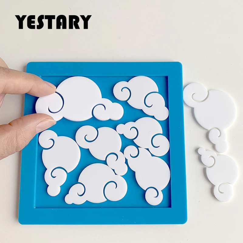

Акриловый 3D пазл YESTARY с облаками, игрушки, головоломка для развития мозга, игрушки, десять уровней сложности, необычный пазл, игрушки для взрослых, подарки
