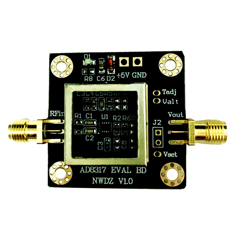 

1PC AD8317 1M-10Ghz 60DB Module Dynamometer For RF Power Meter Amplifier Logarithmic Detector Controller