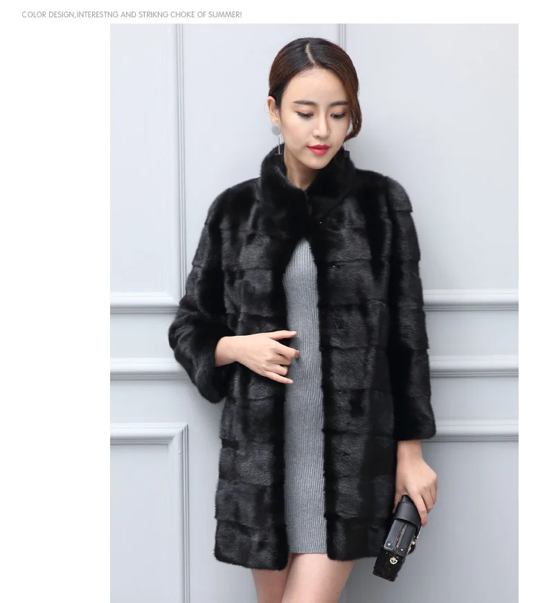 Fashion Overcoat Female Coats Woman Winter 2022 Fur Rabbit Fur Thick Winter Casual No Fur Real Fur Woman Coat Wsr818