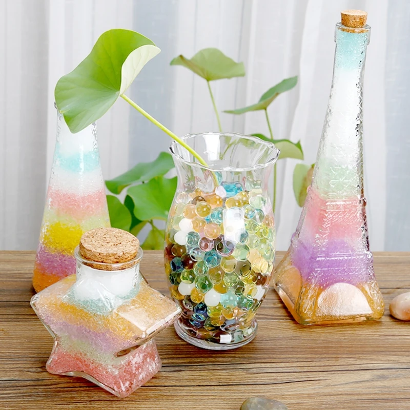 

Colorful Crystal Beads Water Plant Soil Mud Flower Jelly Hydro Gel Pearl Balls