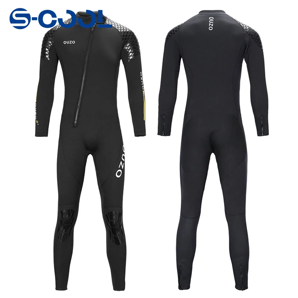 

3MM Men Neoprene Wetsuit Surf Scuba Diving Suit Equipment Underwater Fishing Spearfishing Kitesurf Swimwear Wet Suit Equipment