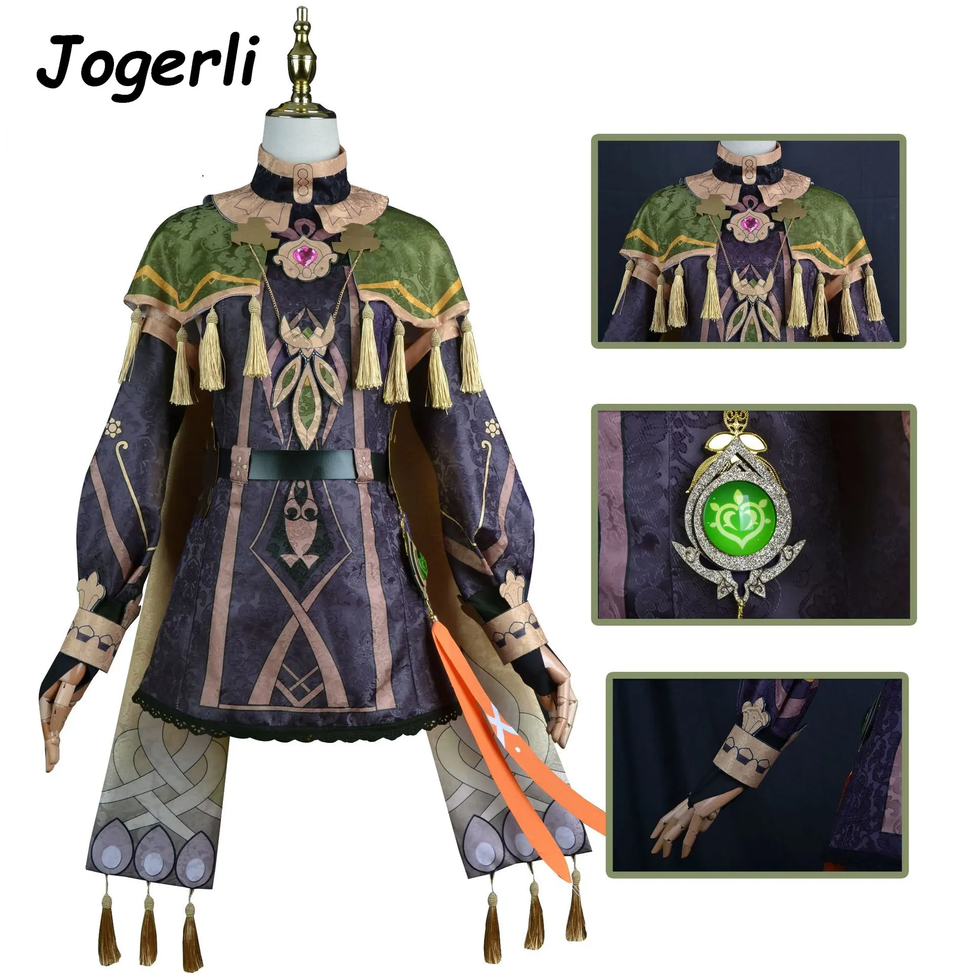 Jogerli Genshin Impact Collei костюмы для косплея ролевые Костюмы ролевых игр на Хэллоуин -