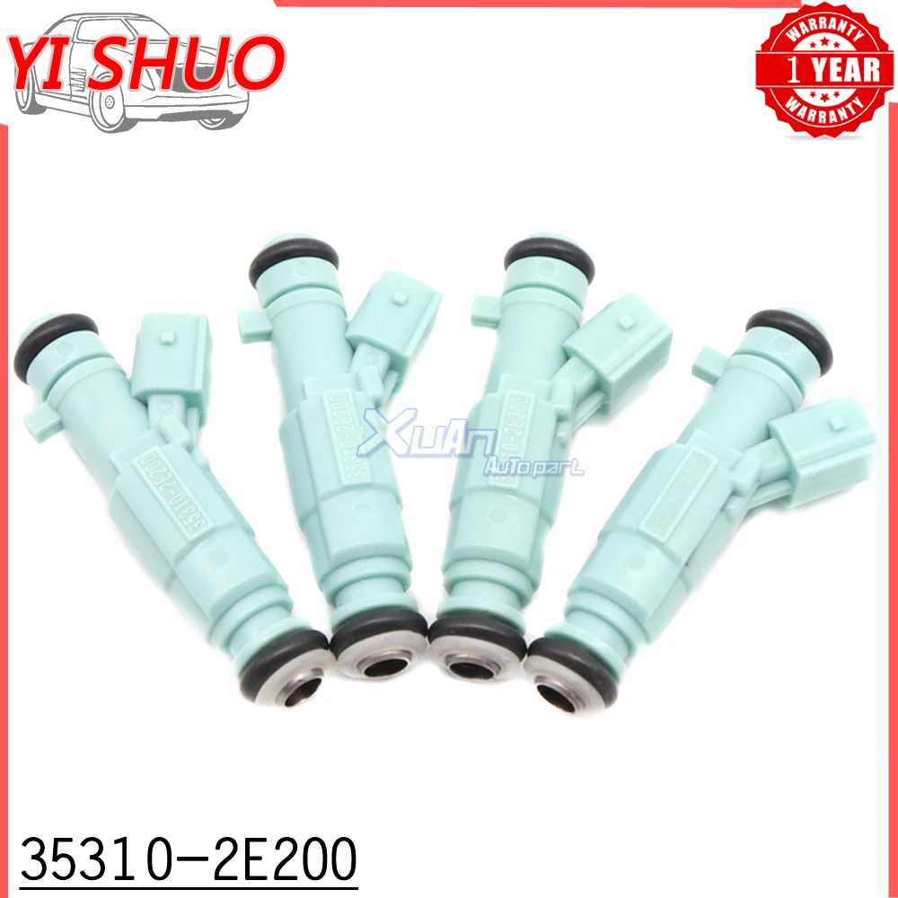 4 шт. автомобильные топливные форсунки 35310-2E200 для Hyundai Kia Sportage XI35 353102 E200