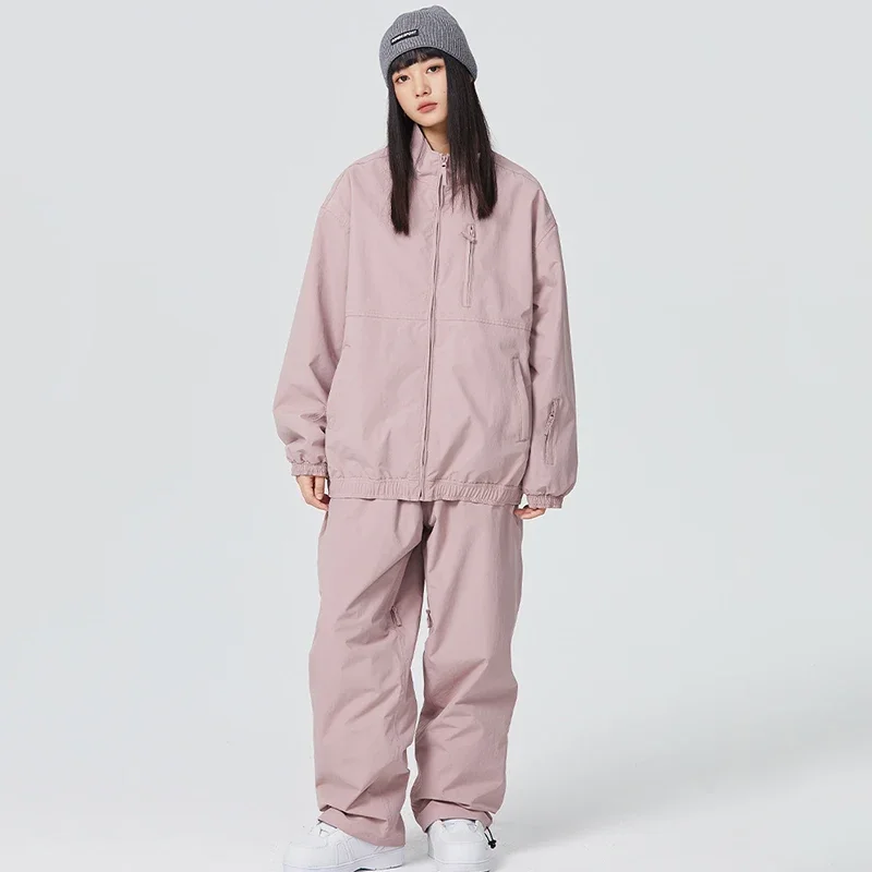 Зимние парные лыжные куртки новинка 2024 свободная Лыжная одежда для женщин