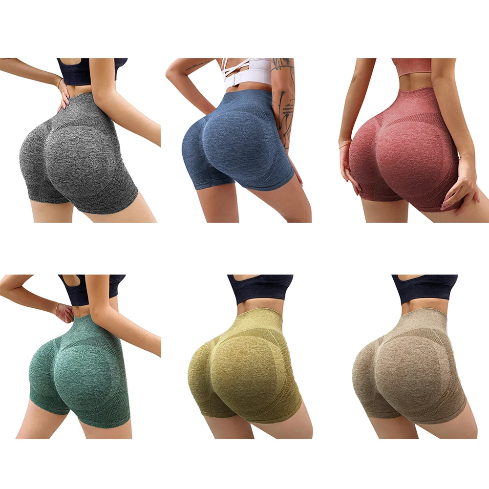 

1pc Yoga Shorts for Women Cycling Running Jogging Fitness High Waist Push Up Gym Shorts Female Skinny Short Pant Workout Legging