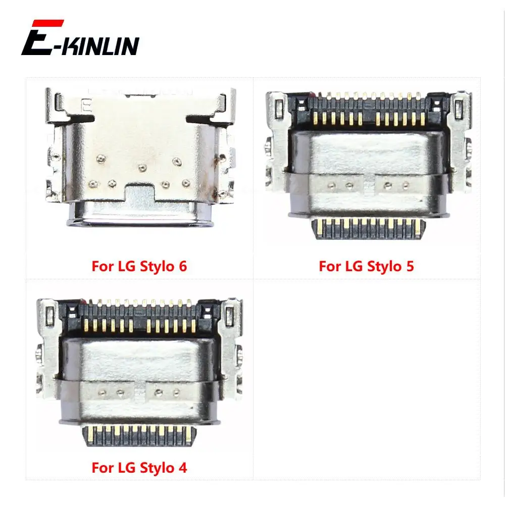 Разъем типа C Micro USB разъем для зарядки док-станция LG Stylo 6 5 4
