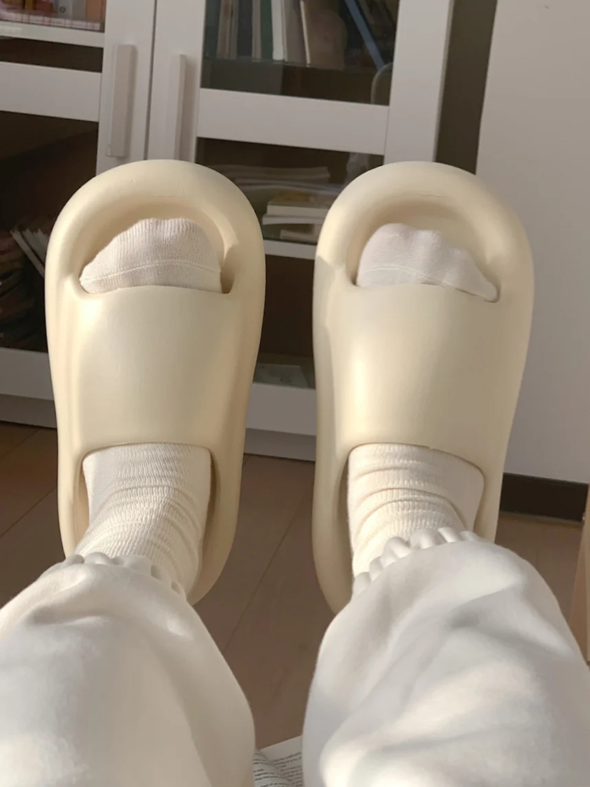 2023 Summer Man Women Slippers Soft Eva Odor Proof Anti-skid Soft Thick Soled Slippers Couple Summer Lovely