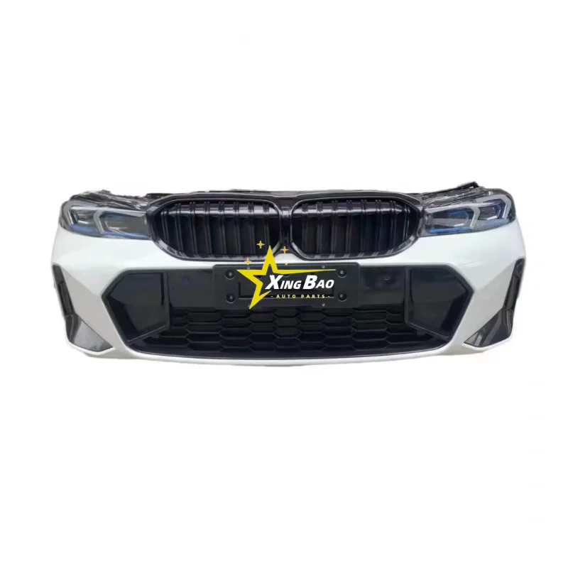 Фото Оригинальный передний бампер для BMW 3 серии G20 G21 G28 2022 года, решетка радиатора, обвес, автомобильные бамперы №3