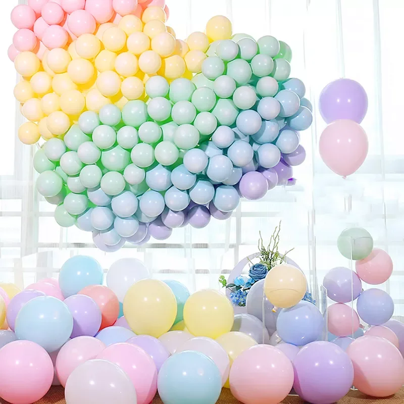 

2022 10/20/30Pcs 5/10/12inch Macaron Latex Balloons Pastel Candy Balloon Wedding Birthday Party Decor Baby Shower Decor Air Glob