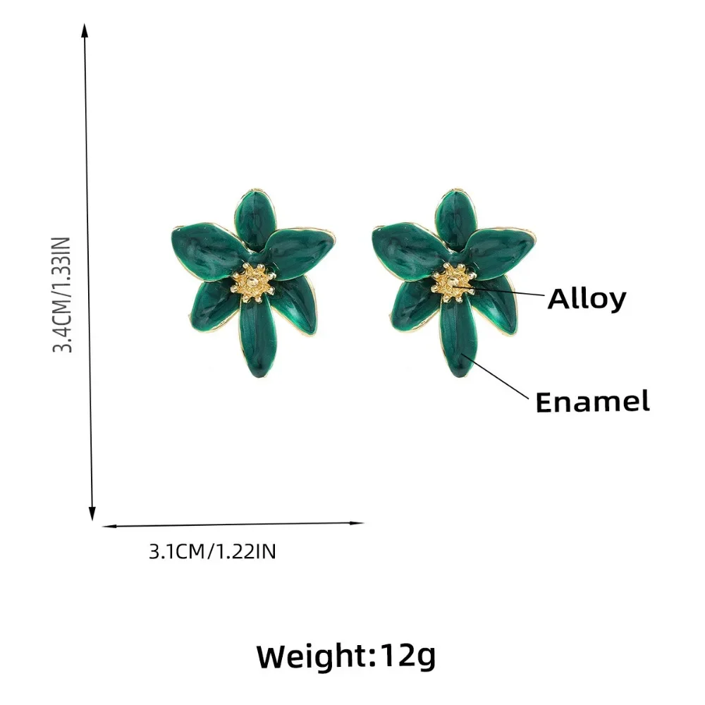 Женские серьги-гвоздики из нержавеющей стали