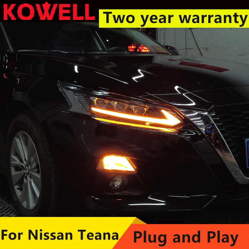 Налобный фонарь для Nissan Teana 2018-2021 Altima светодиодный ная фара с динамическим