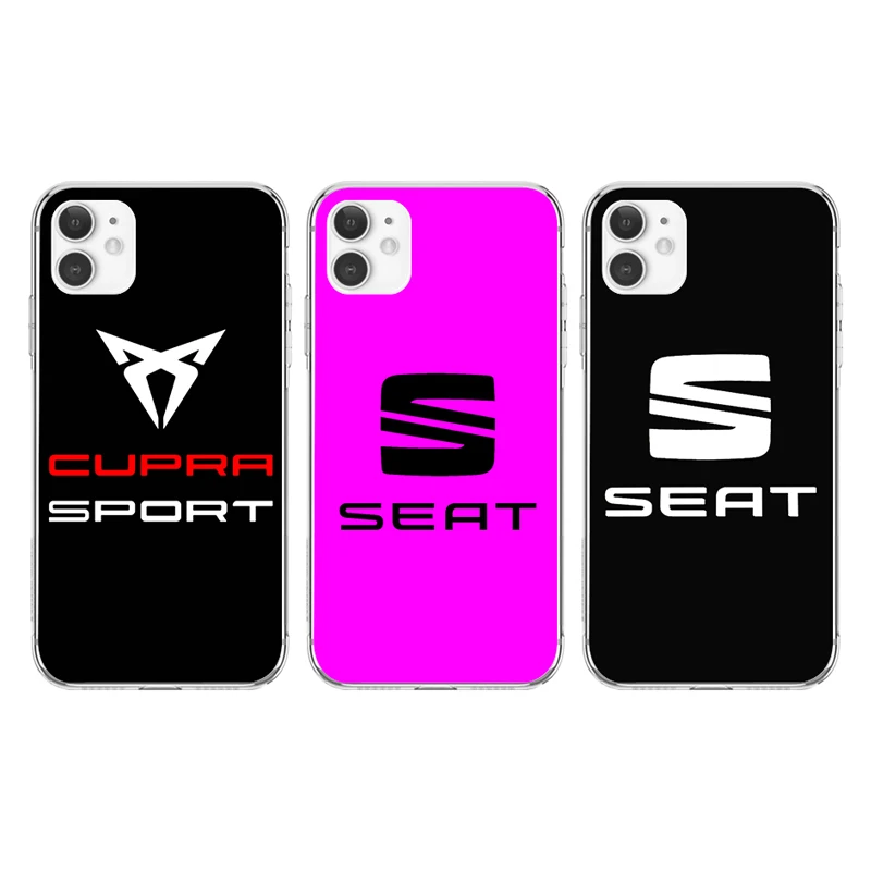 

Fashion Coque Seat Car Phone Case Transparent for IPhone 13 12 11 Pro Max Mini XS XR 8 7 6 6S Plus X SE2020 TPU Cover 11 Cases