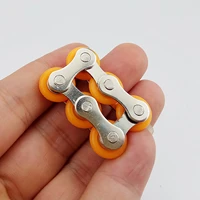 2pcs anti stress pop toy bike chain stress stress relief reducer link funny roller chain bike chain roller fidget toys adult kid