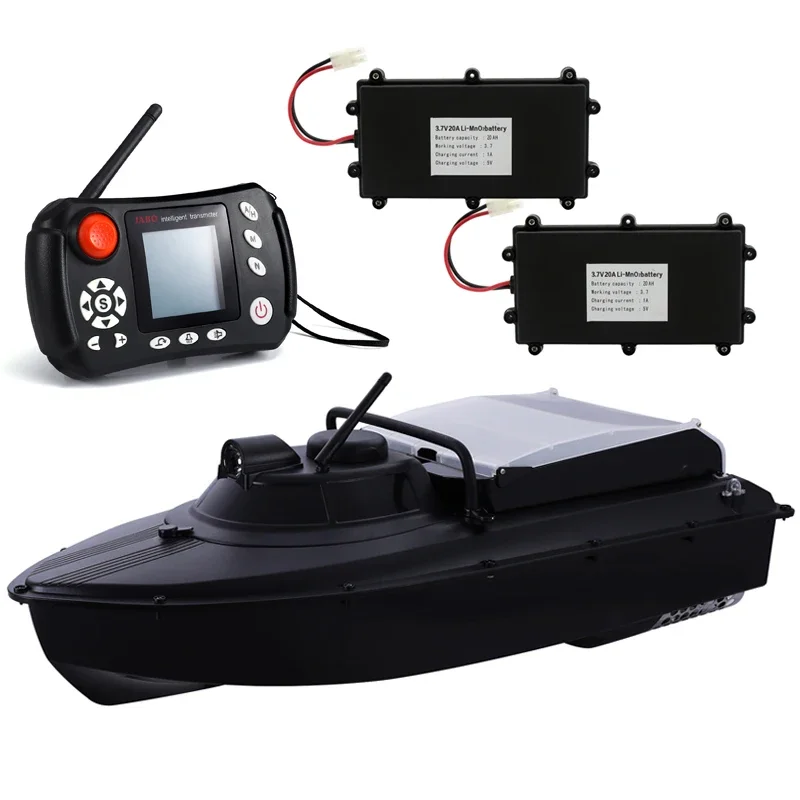 

GPS Sonar Bait Boat 2BG 7.4V 10A+10A Autopilot Fishing Finder Bait Boat Store 16nests