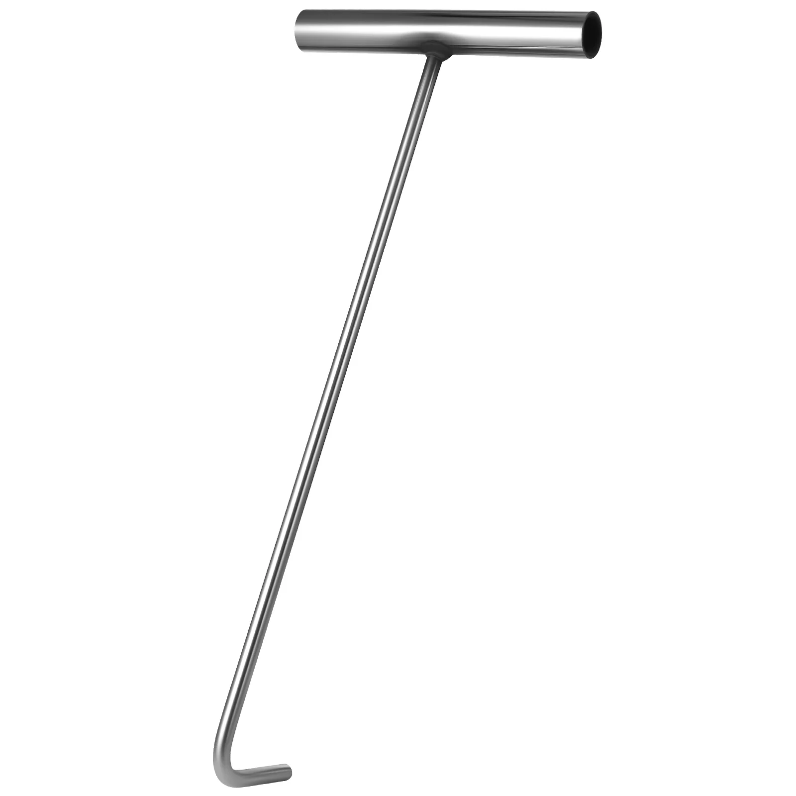 

Heavy Duty Coat Hangers Stainless Steel T-hook Lift Manhole Cover Lifter Tool Hand Lifting