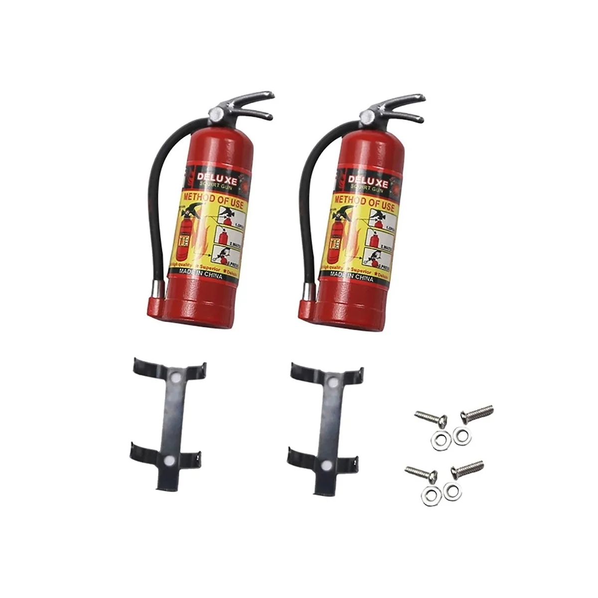 

2 шт. мини-модель для 1/10 радиоуправляемого гусеничного автомобиля Axial SCX10 TRX4 D90 декоративные детали, красный