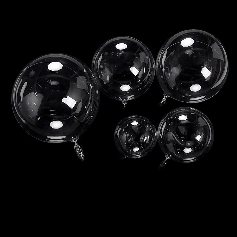 10 шт. прозрачные разноцветные надувные элементы