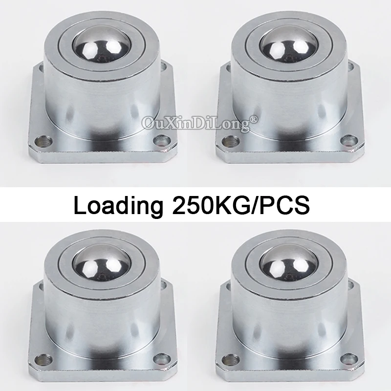 

4 шт., тяжелые универсальные шариковые колеса, фотоподшипники, промышленные переносные всенаправленные колеса, нагрузка 250 кг/шт.