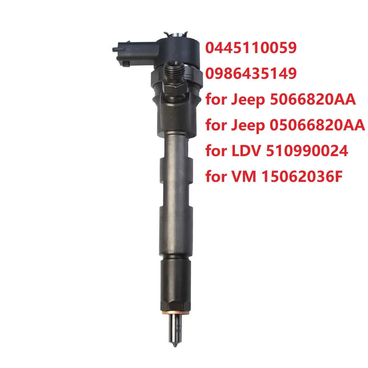 Дизельный инжектор Common Rail 0445110059 0986435149    Для Jeep Cherokee (KJ) MK2 2.8 CRD 2001-2008 5066820 АА 510990024