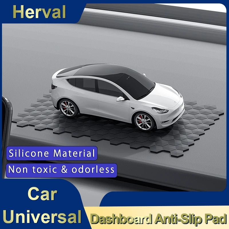 Противоскользящий коврик для приборной панели автомобиля. Не требует