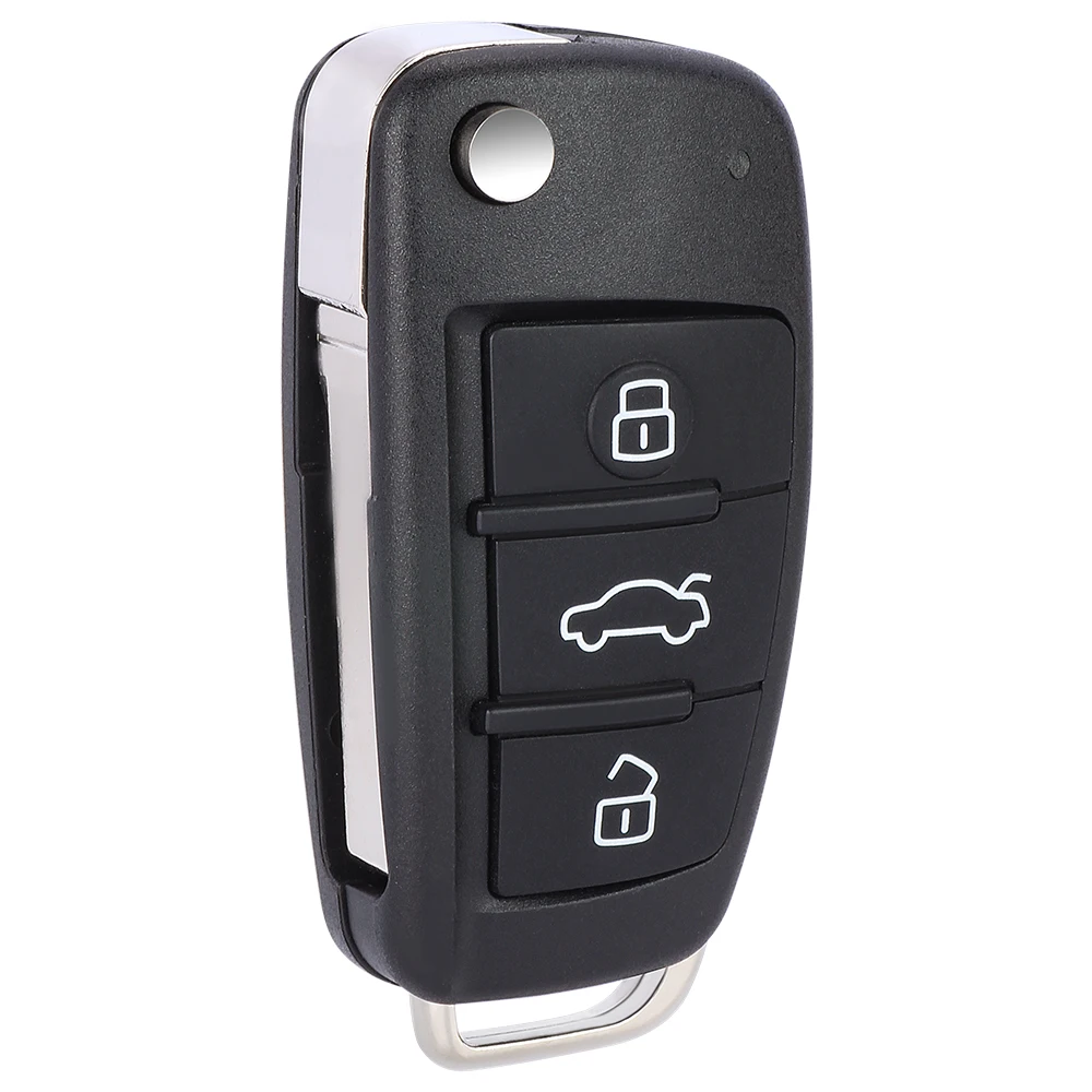 KEYECU Smart Flip Remote Автомобильный ключ с чипом MQB48 315 МГц для Audi A3 2013-2017 Fob BV 0837220 D BVD 837220 А