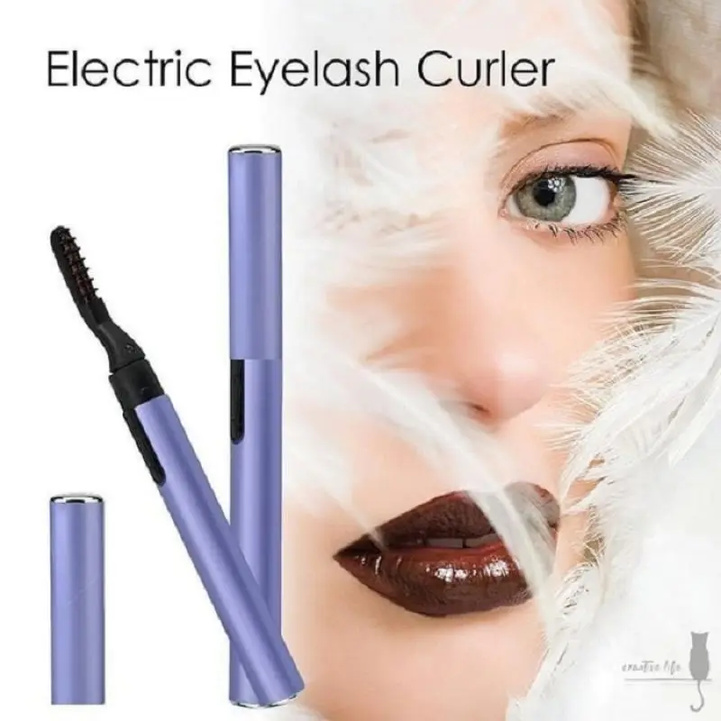 

Electric Heated Eyelash Curler Rechargeable Makeup Eyelash Curler Curling Eyelashes Tools 24 Hours Long Lasting Eyelashes Curl