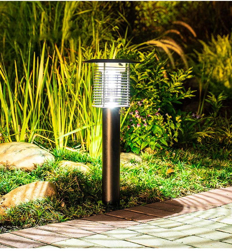 Уличная лампа на солнечной батарее для уничтожения насекомых водонепроницаемый