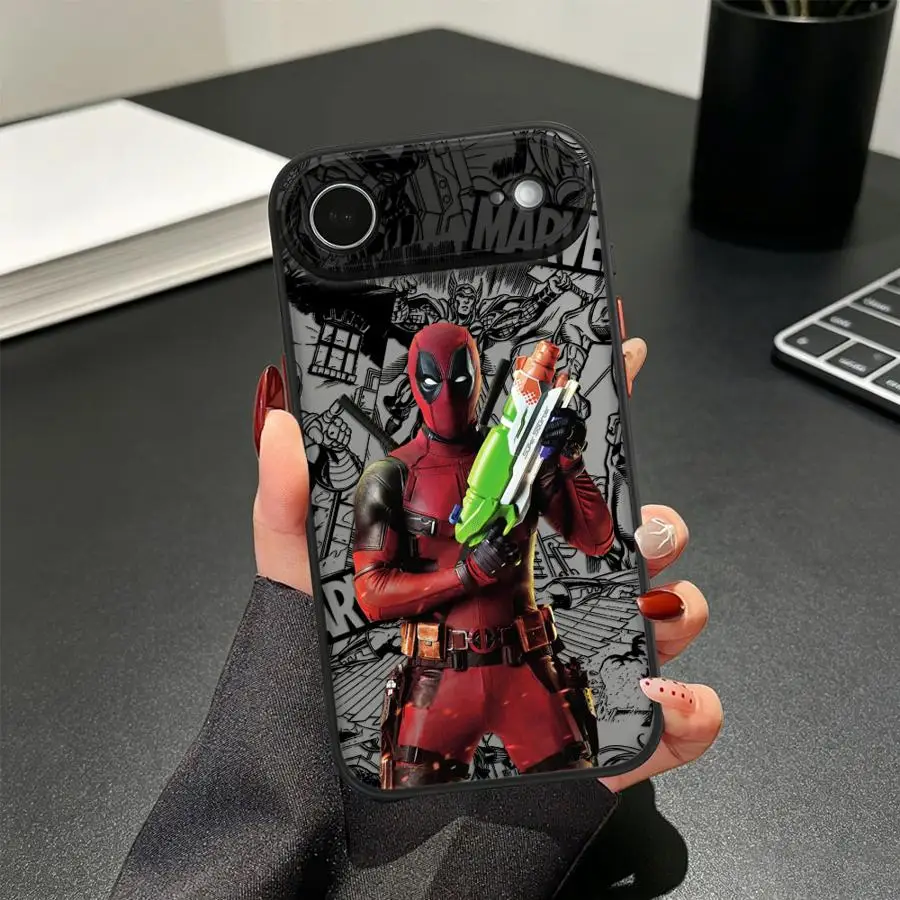 Фото Чехол-накладка Funda Back для iPhone 17 Pro Max 14 16 Plus 12 13 Mini 17e 11 15 XS XR Air 7 8 SE Deadpool Love №1
