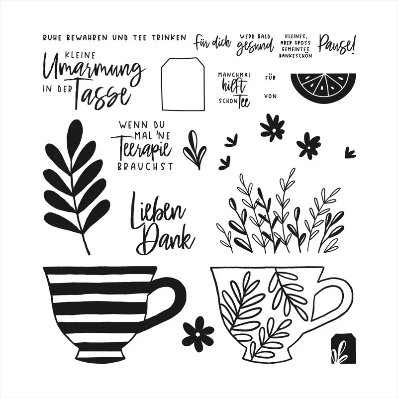 Новейший каталог 2022 года немецкая версия набор прозрачных штампов и