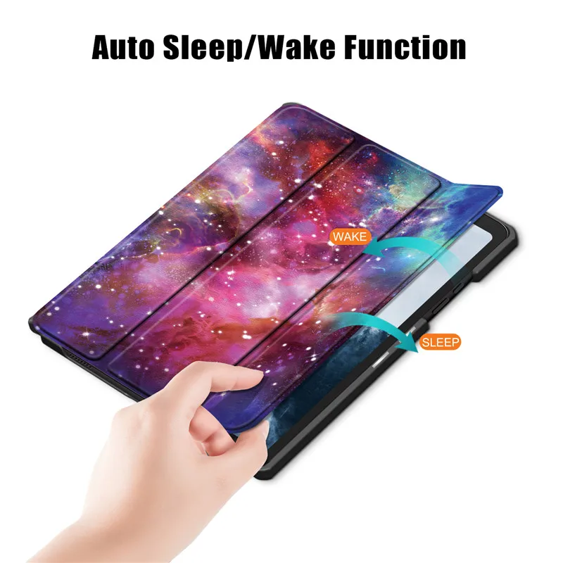 Для Galaxy Tab A8 Case SM-X200 X205 Smart Cover For Tablet Samsung A7 10 4 SM-T500 Funda S6 Lite 2022 P613 | Компьютеры и офис