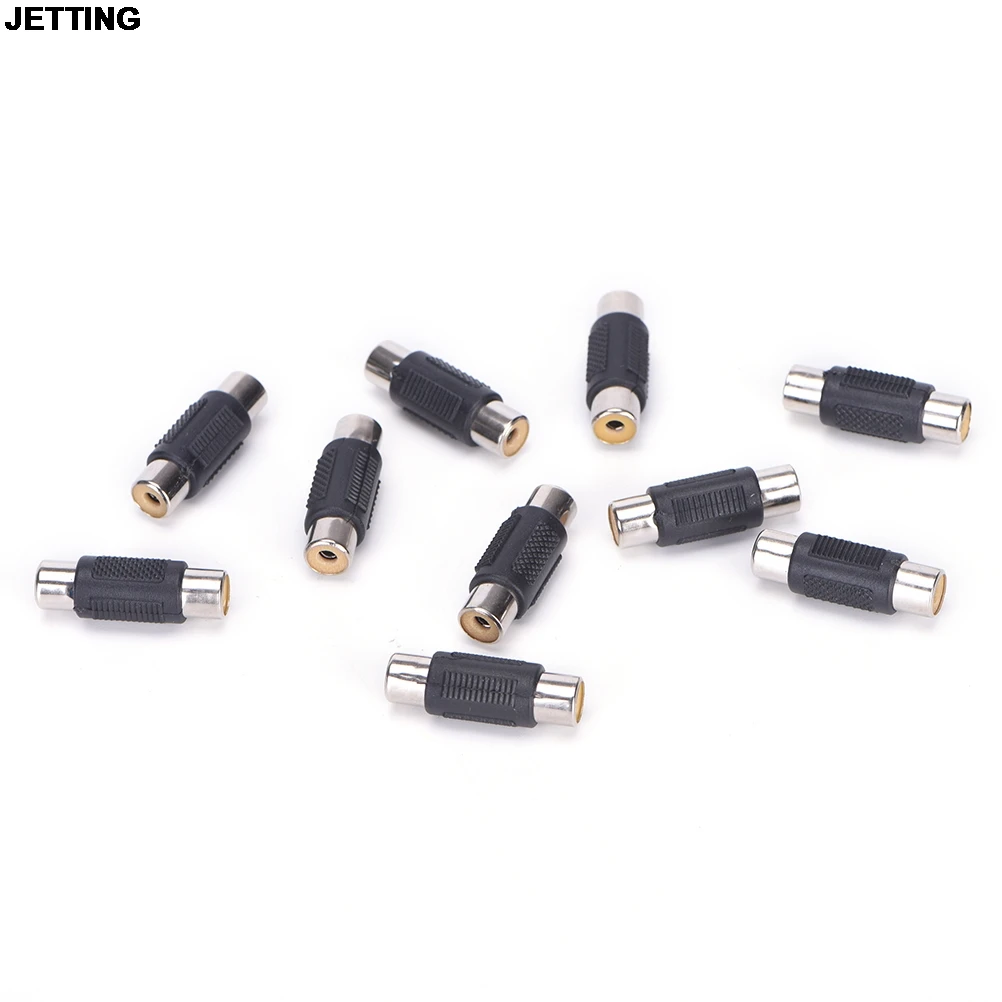 

JETTING 10 шт. RCA разъем к гнезду разъем Аудио Видео AV кабель переходник RCA Joiner Прямая поставка