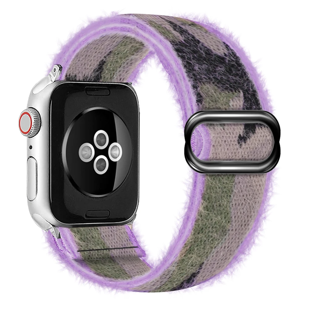 

Braided Solo Loop For Apple Watch Band Se 76543 40mm 44mm Elastic Bracelet Strap on Smart Series 38mm 42mm 41mm 45mm Accessories