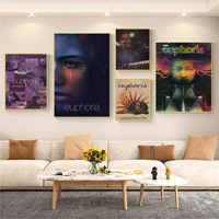 trendy tv euphoria good quality prints and posters kraft paper prints and posters stickers wall painting