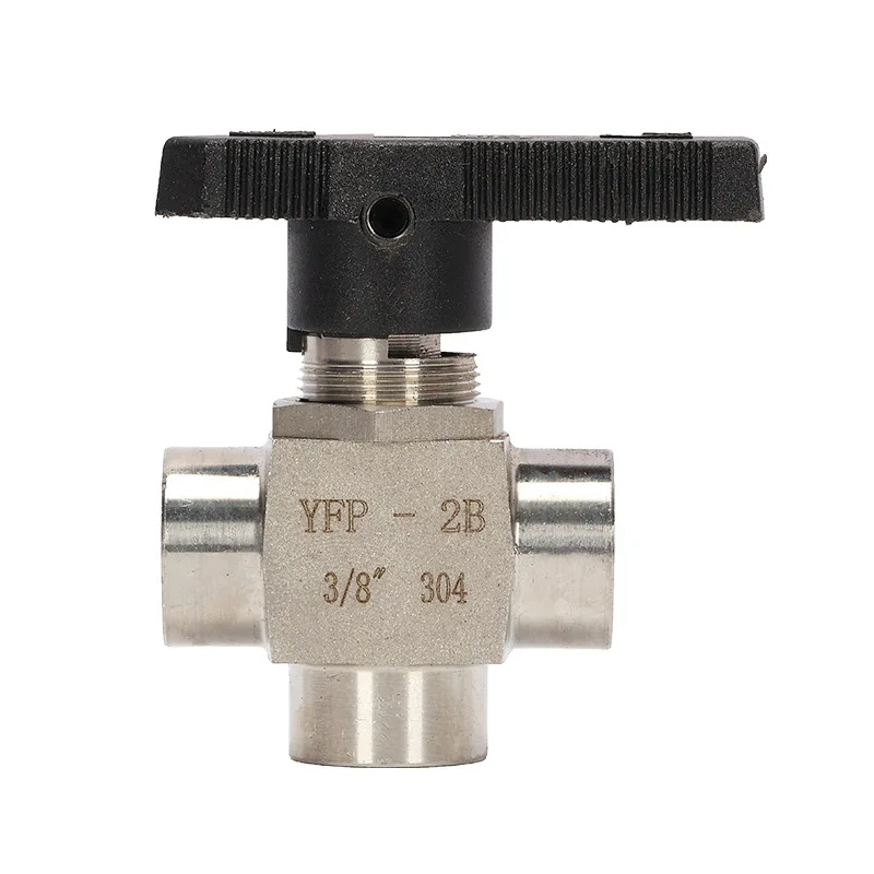 Внутренняя резьба трехсторонний шаровой клапан имитация американского