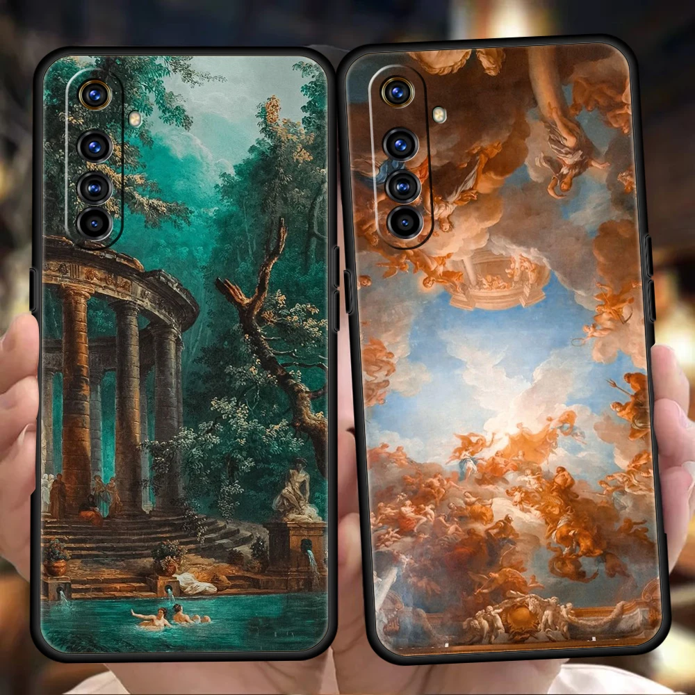 Классическое эстетическое искусство брикет для Oppo A17 A12 A57 A74 A16 Find X5 X6 A52 A53 A54 A15 Reno 6 Z