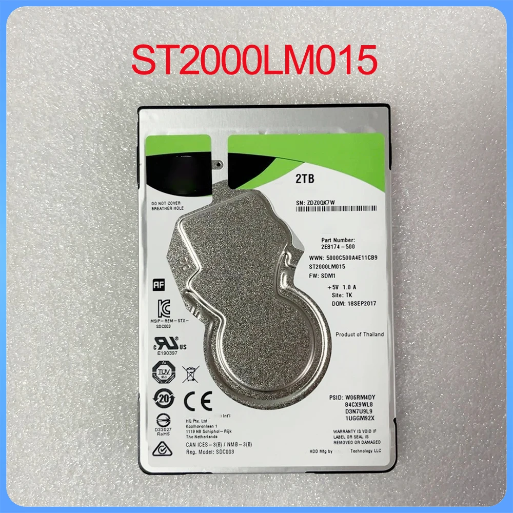 Для Sea-gate 2 ТБ 128 МБ 5400 об/мин 5 дюйма жесткий диск SATA интерфейс для Barra Cuda Series ST2000LM015