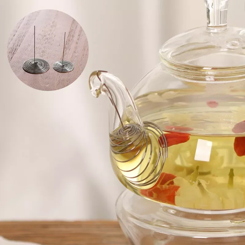 

2023New Filters For Spout 3pcs Stainless Steel Teapot Nozzle Strainer Portable Replace Tea Infuser Teaware Accessories Size S L