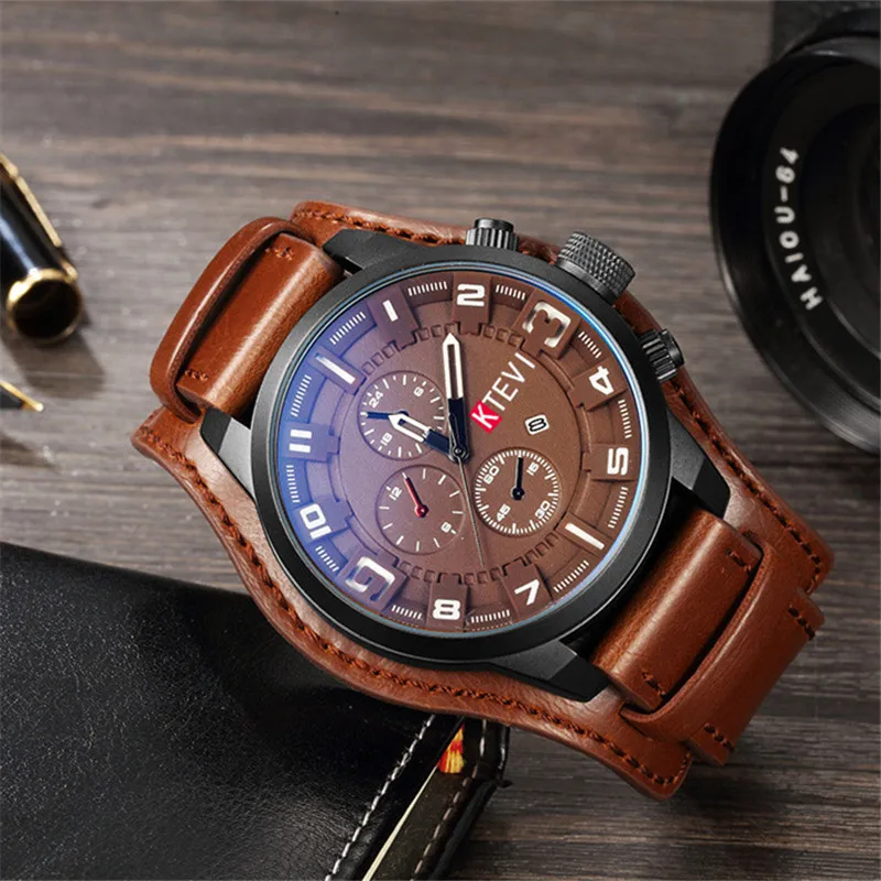 Men's Watches Top Brand Luxury Fashion&Casual Business Quartz Watch Date Waterproof Wristwatch Hodinky Relogio Masculino