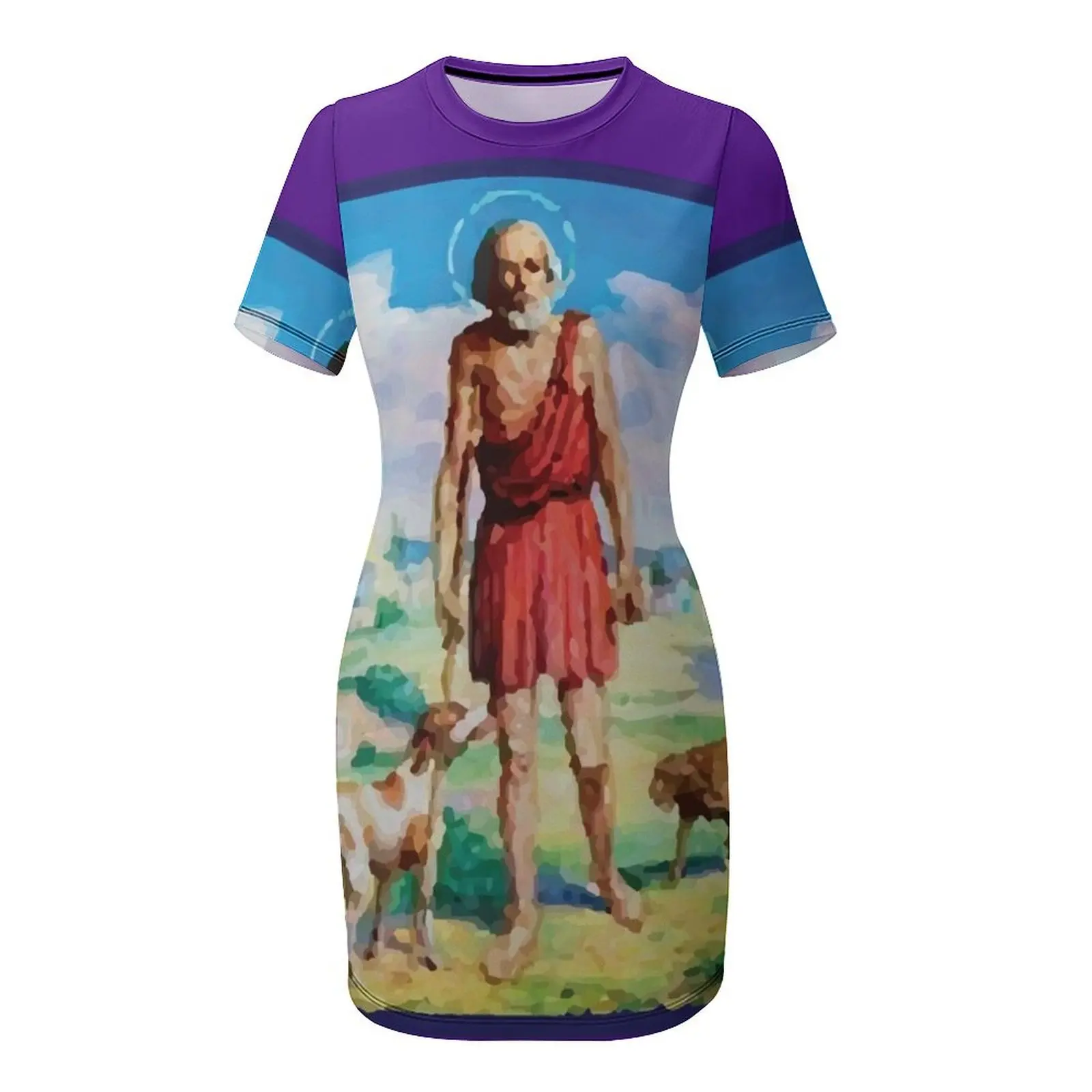 Женское вечернее платье San Lazaro Babalu Aye Cuba Santeria из полиэстера