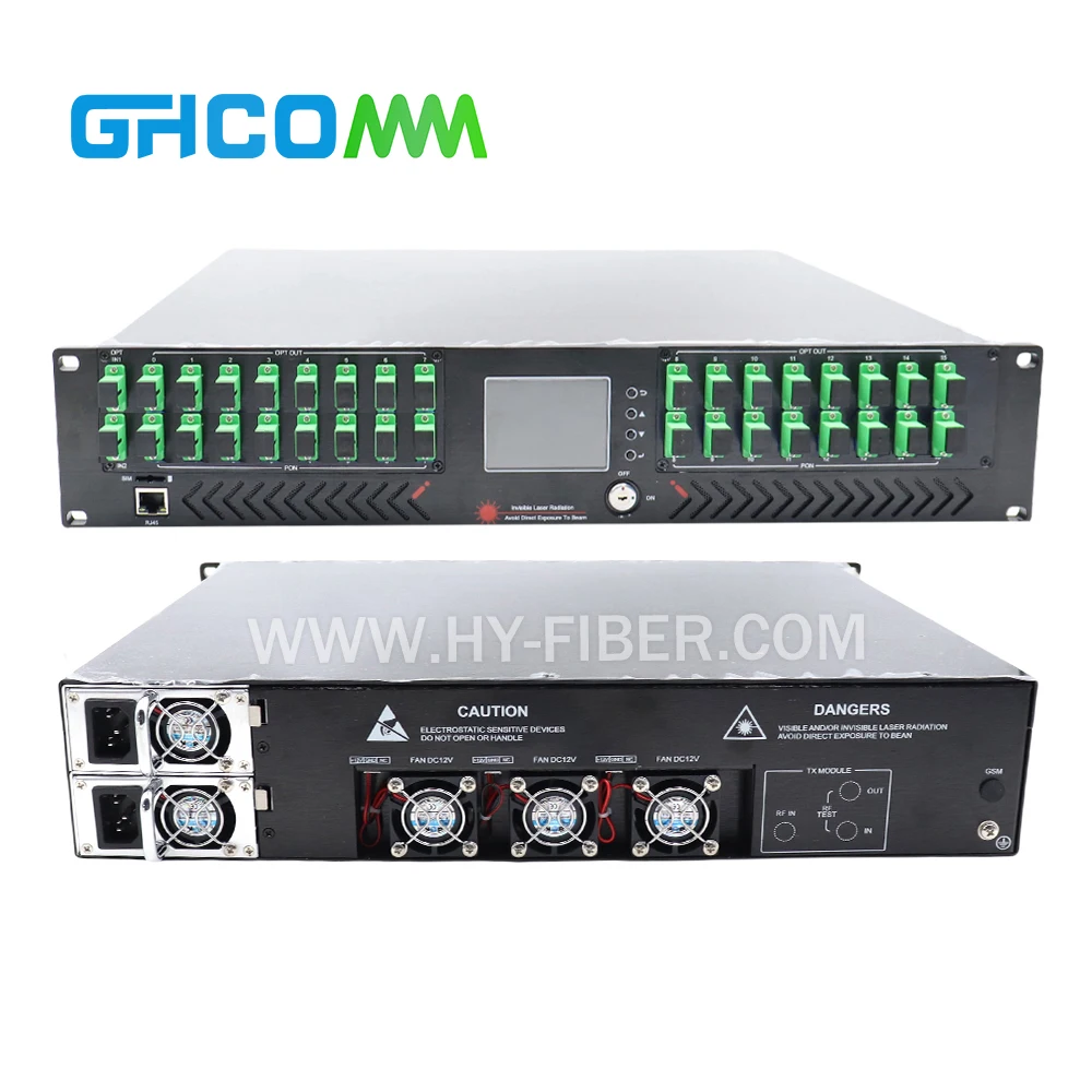 XGSPON WDM EDFA 16-полосный оптоволоконный усилитель FTTH 1270 нм 1577 1490 1310 1550