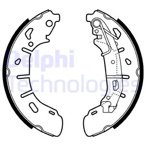 

FOR DELPHI LS2050 PABUC LINING 10 DOBLO 1.6hdi-2.0hdi