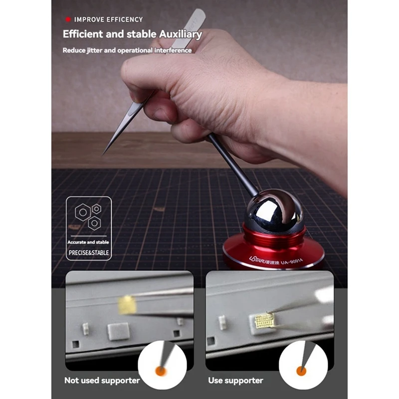 USTAR 360-градусный вращающийся прецизионный ручной стабилизатор для резьбы