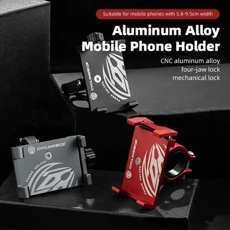 

Bicycle Racks Scooter Aluminum Mobile Phone Holder Mountain Bike Bracket Cell Phone Stand GPS Navigation Cycling Accessories