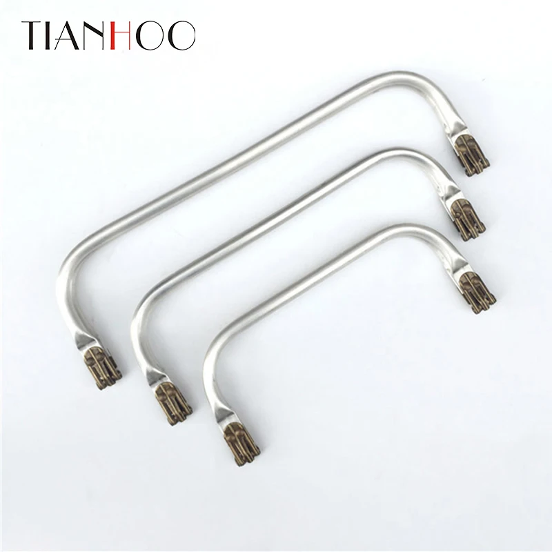

Bronze 16-40cm Bag Frame For Purse Doctor Purse Frame Metal Aluminium Tube Frame Bag Handle Accessories Clutch Bag Parts 3Colour